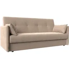 Диван Лига диванов Лига-018 117835 (велюр бежевый)