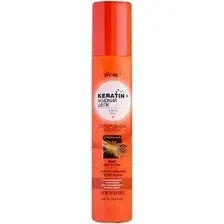 Лак-спрей Витэкс Keratin&Жидкий шелк для волос суперобъем и блеск сверхсильной фиксации 215 мл