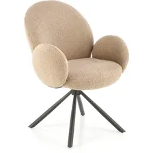 Стул с подлокотниками Halmar K498 (капучино/черный)