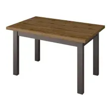 Кухонный стол Senira Кастусь 120-160x75 (дуб вотан/венге)