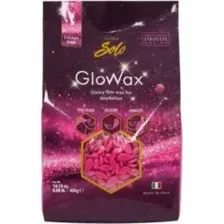 Воск для депиляции ItalWax Glowax Cherry Pink Вишня горячий пленочный в гранулах (400г)