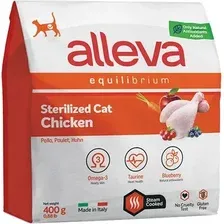 Корм для кошек Alleva Эквилибриум, после стерилизации, с курицей, 400 г