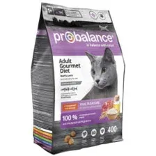 Корм Probalance Cat Adult Gourmet Diet Beef & Lamb для кошек 400 г