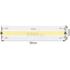 Светодиодная лента COB Byled BLSCOB-480-24-11-W-PRO-66