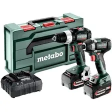 Набор электроинструмента Metabo Combo Set 2.8.4 18V 685196000 (шуруповерт, винтоверт, 2 АКБ, кейс)
