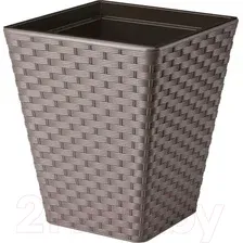 Кашпо Form-Plastic Rattana FP-3870-070 (темно-коричневый)