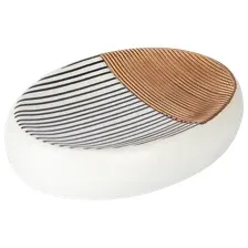Мыльница SWENSA Tori SWC-2516-04 (бежевый/серый)