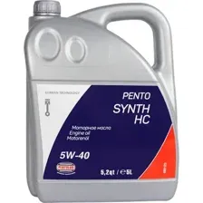 Моторное масло Pentolub Pentosynth HC 5W-40 5л