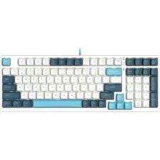 Клавиатура A4Tech Fstyler FS300 (белый/синий)