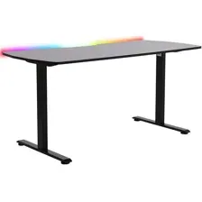 Стол Геймерский стол Zone 51 Platform Amblight 160, черный