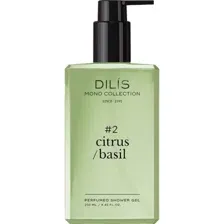 Гель для душа парфюмированный Dilis Mono Collection, citrus/basil, 250 мл