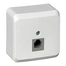 Розетка телефонная Systeme Electric Этюд TELA-001B