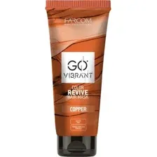 Тонирующая маска для волос Farcom Professional Go Vibrant (200мл, медный)