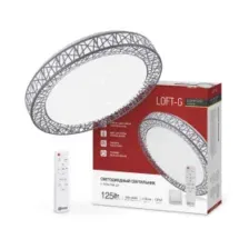 Светильник светодиодный COMFORT LOFT-G 125Вт 230В 3000-6500K 10000Лм 500x105 мм с пультом ДУ IN HOME 4690612059518