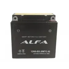 Аккумулятор мотоциклетный AGM ALFA 12N9-BS(6MTC-9) 10Ah (100A 136*76*134) ALFA 12N9-4B-1