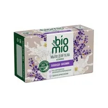 BioMio Мыло твердое кремовое для тела с эфирным маслом лаванды 140 г