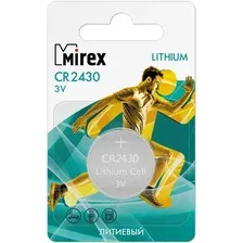 Батарейка Mirex CR2430 3V / 23702-CR2430-E1