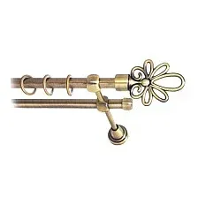 Карниз для штор Lm Decor Астра 170 2р гладкий (антик, 1.6м)