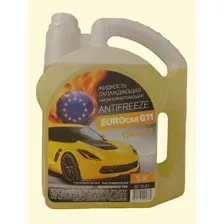 Антифриз EUROcar Готовый желтый G11 / EC-11-5Y (5кг)