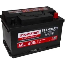 Автомобильный аккумулятор Dynamatrix Standard R+ 600A (68 А·ч)