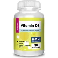 Витамины, минералы Chikalab Vitamin D3 2000 МЕ (90 капсул)