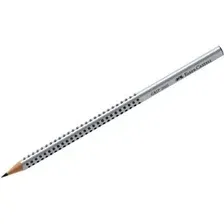 Простой карандаш Faber Castell Grip 2001 117001 (B, серебристый)
