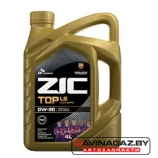 Моторное масло ZIC Top 0W-20 4л