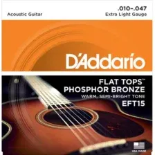 Струны для акустической гитары D'Addario EFT15