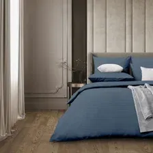 Комплект постельного белья Verossa Stripe Sapphire 1.5сп VRT 1588 70308 ST13 23