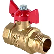 Шаровой кран Valfex DeltaPro ВР/НР 3/4" / VF.218.LB1.034.DP (ручка-бабочка)