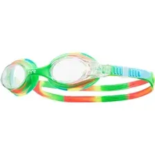 Очки для плавания TYR Kids Swimple Tie Dye LGSWTDM/307 (зеленый/оранжевый)