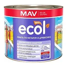 Эмаль MAV Ecol ПФ-115 0.9 кг (майская зелень)