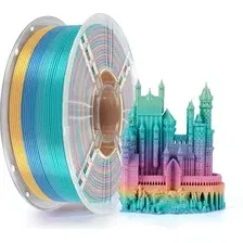 Пластик для 3D-печати Kingroon PLA Gradient Rainbow 1.75mm / HC245 (1кг)