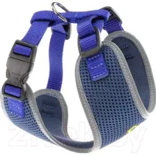 Шлея-жилетка для животных Ferplast Nikita P / 75468603 (XXS, синий)