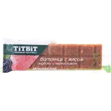 Лакомство для собак TiTBiT Батончик с мясом индейки и черносливом (40г)