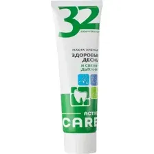 Паста зубная 32 Жемчужины Active Care, здоровые десны и свежее дыхание, 100 г