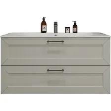TERMINUS Тумба с умывальником Виктория 120x62x45 с 2 ящиками VIC101202900301O (белый)