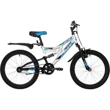 Детский велосипед Novatrack Shark 20 20SS1V.SHARK.SL20 (серебристый/черный, 2020)