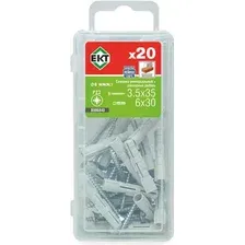 Дюбель распорный ЕКТ 3.5x35 B006840 (20 шт, нейлон)