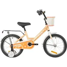 Велосипед FOXX 18" SIMPLE персиковый 179486 184SIMPLE.YE6