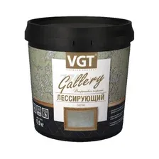 Состав лессирующий VGT Gallery полупрозрачный серебристо-белый 2,2 кг