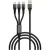 Кабель GoPower 00-00028388 USB Type-A - Lightning, USB Type-C, microUSB (1.2 м, черный)