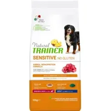 Сухой корм для собак Trainer Sensitive No Gluten Medium&ampMaxi Adult with Lamb 12 кг