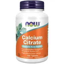 БАД Now Foods Calcium Citrate (100 таблеток)