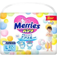 Трусики-подгузники Merries Econom L (27 шт)