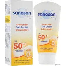 Крем солнцезащитный детский Sanosan SPF 50 (75 мл)