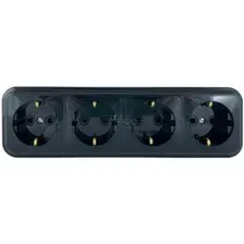Розетка Bylectrica Пралеска РА16-266 (черный)