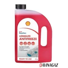 Антифриз готовый - Shell Super protection G12+(красный) , 4кг / PU74B