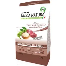 Сухой корм для собак Unica Natura Mono для средних и крупных пород гусь (12кг)