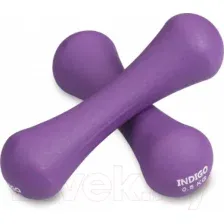 Набор гантелей Indigo Sport IN234 (2x1.5кг, фиолетовый)